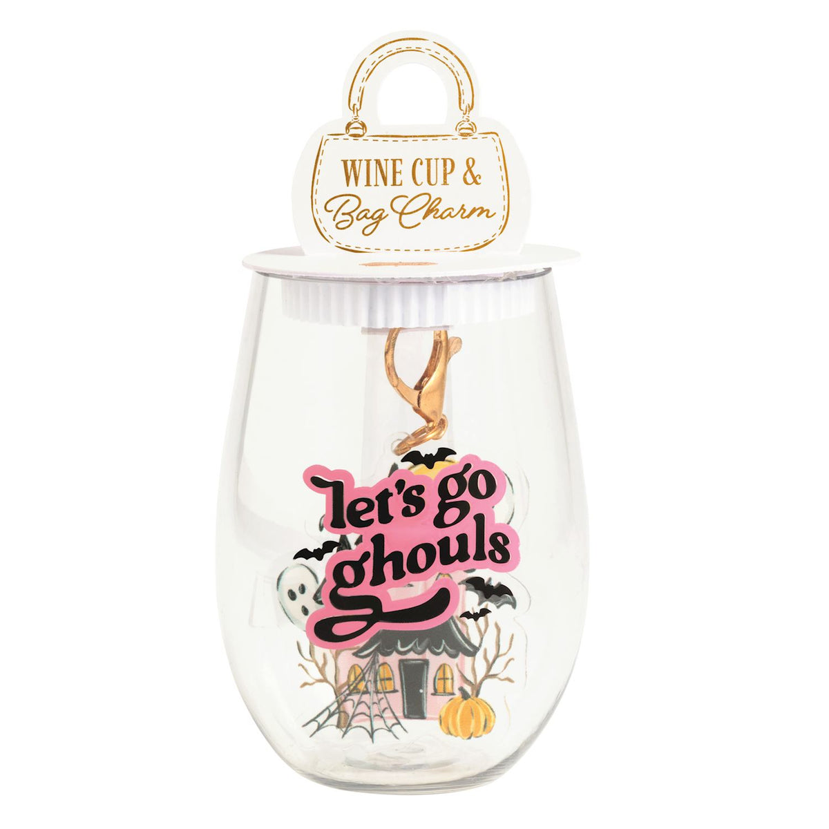 Halloween Wine Cup & Bag Charm Sets