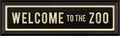 Welcome To The Zoo Wall Art