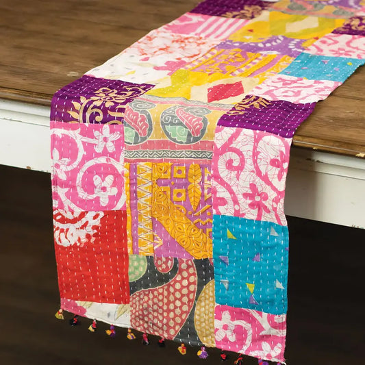 Kantha Table Runner