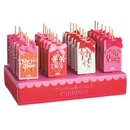 Glow In The Dark Holiday Earrings