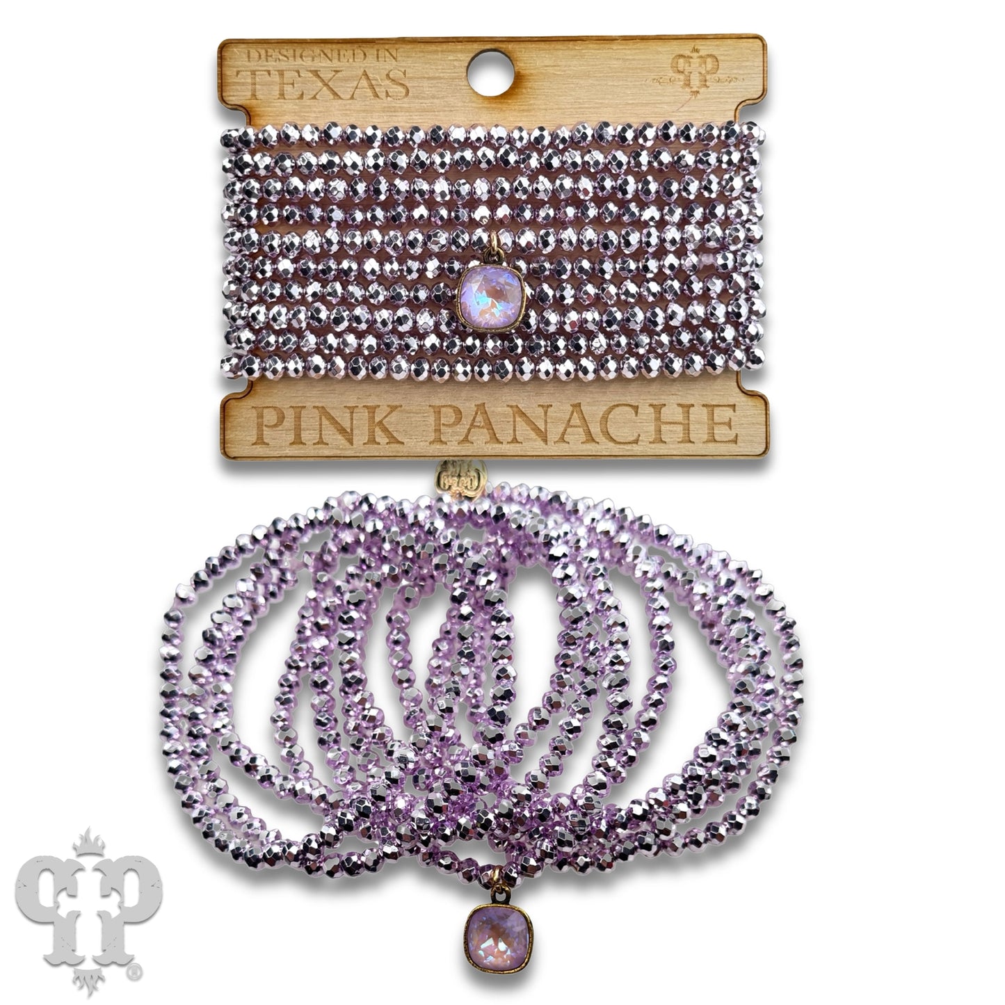 Faceted Metallic Bead Bracelet Set