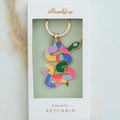 Rainbow Snake Keychain