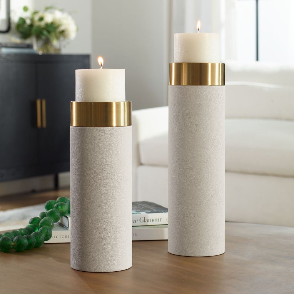 Wessex Candleholders, White