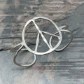 Adjustable Peace Sign Cuff Bracelet
