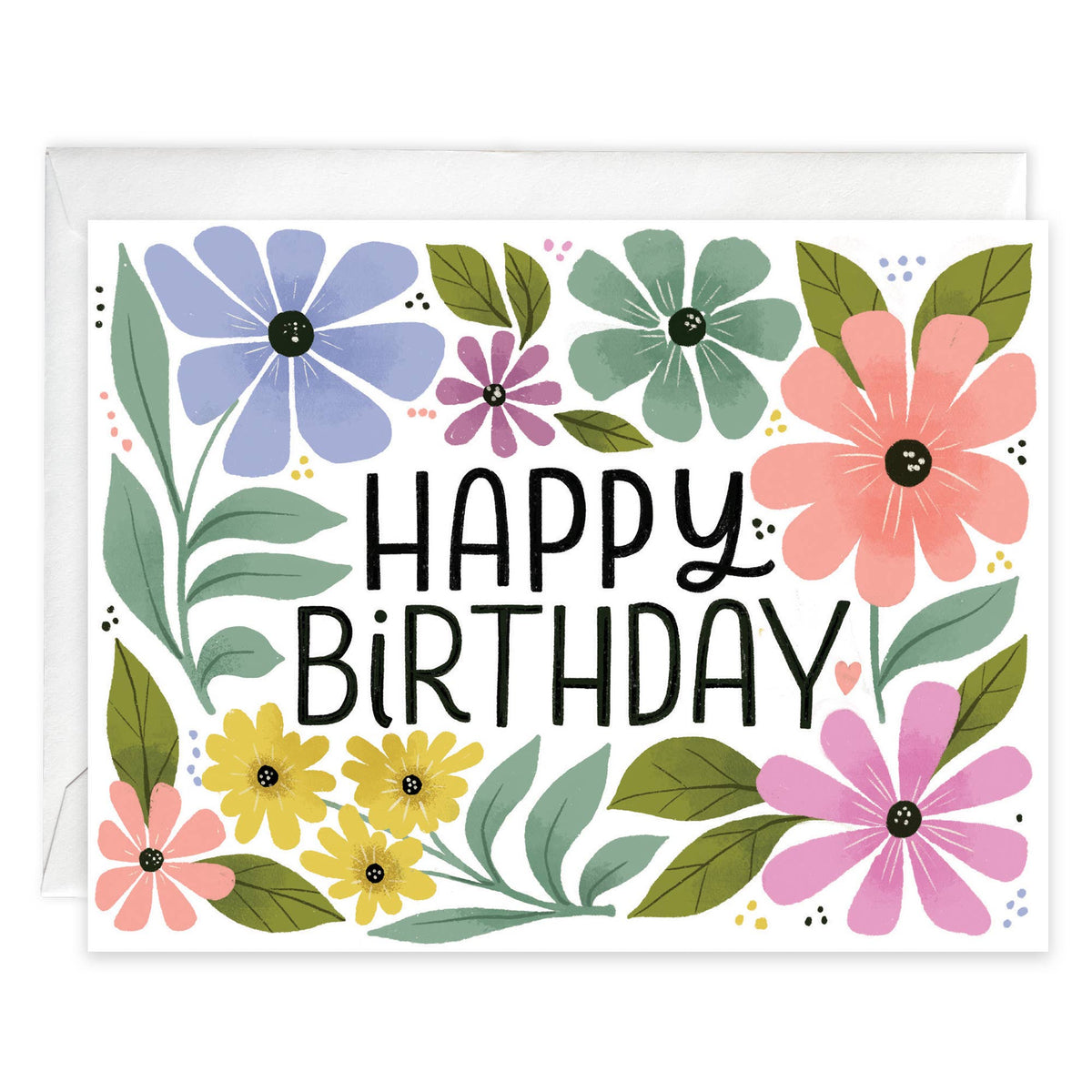 Happy Posies Birthday Card