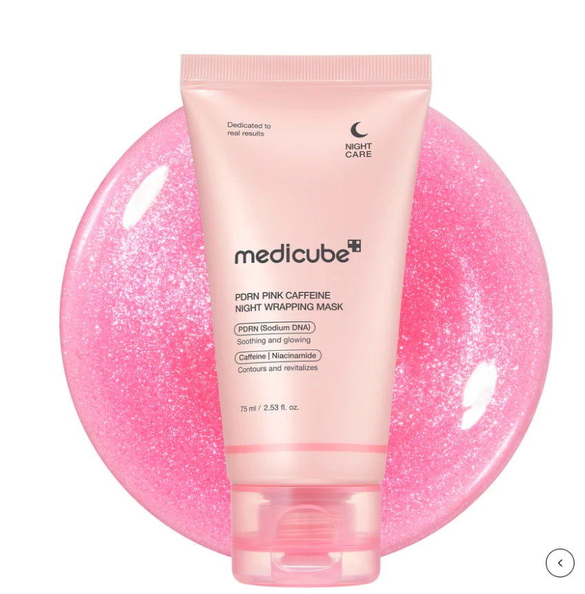 Medicube Pdrn Pink Caffeine Overnight Wrapping Mask