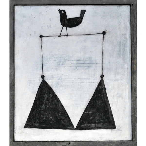 Bird on a Wire Art Print
