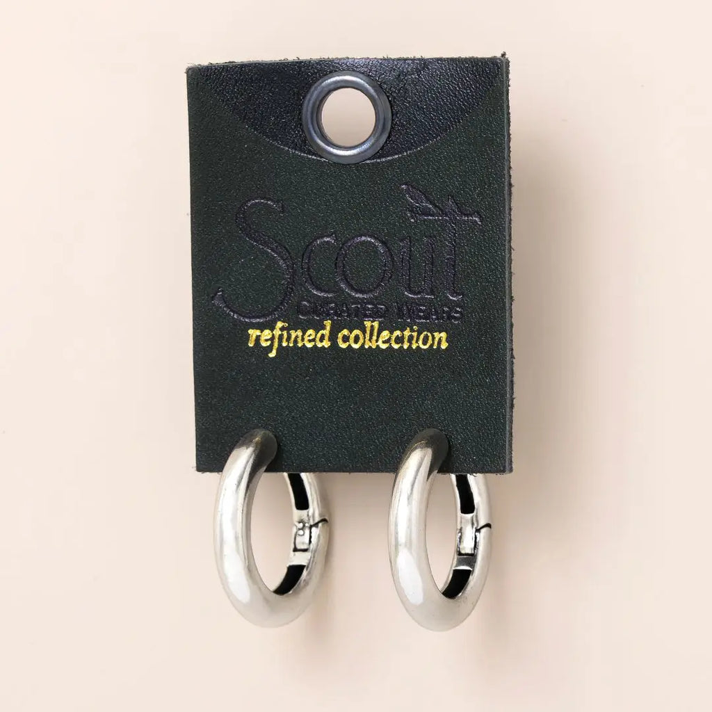 Refined Earring Collection - Stellar Hoop/Sterling Silver