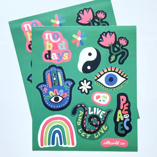 Peaceful Planet Sticker Sheets