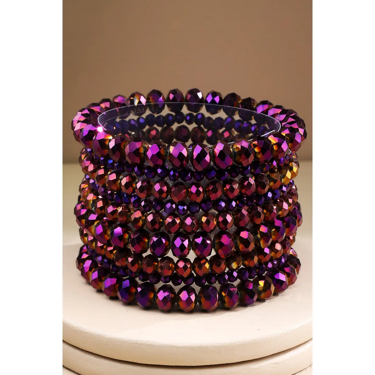 Glass Bead 9 Set Bracelet