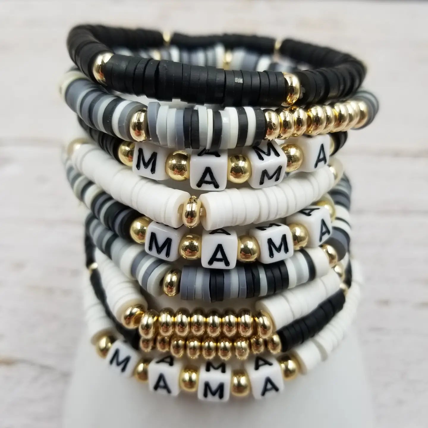 Mama Heishi Bracelet Set
