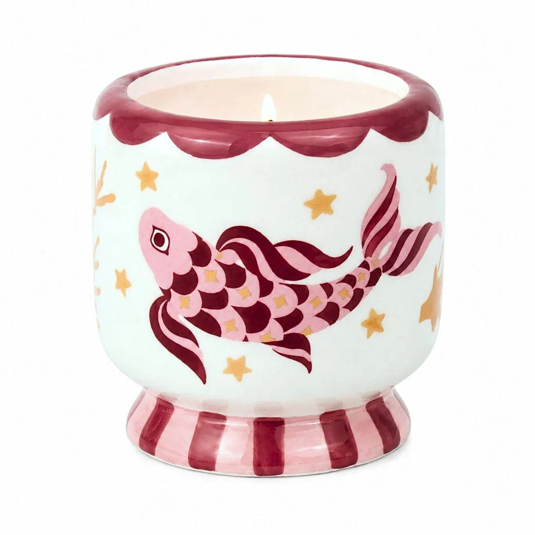 A Dopo "Koi Fish" Ceramic Candle