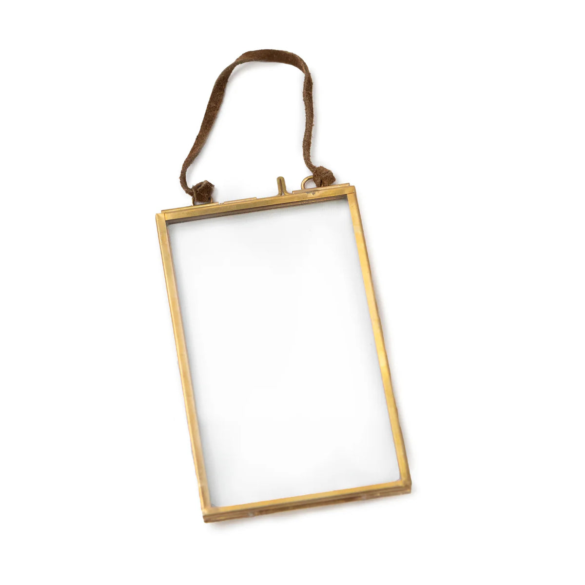 Vertical Brass Picture Frame