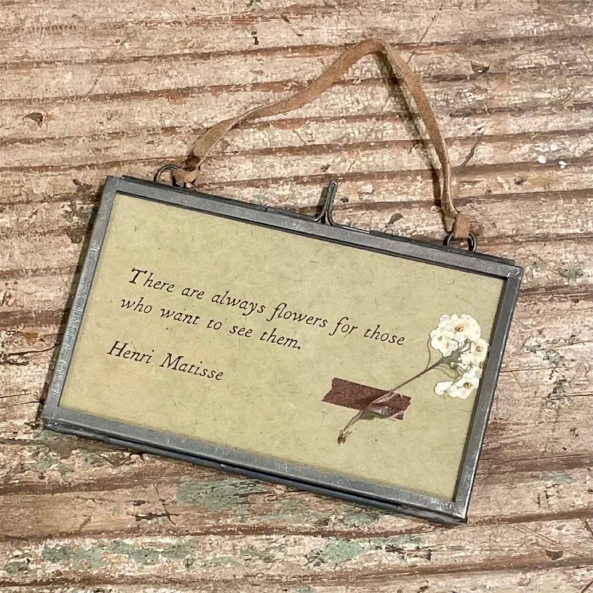 Horizontal Zinc Picture Frame