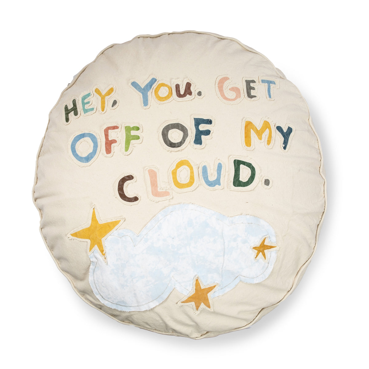 Get Off My Cloud Floor Pouf