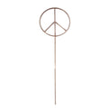 Metal Peace Sign Garden Stake