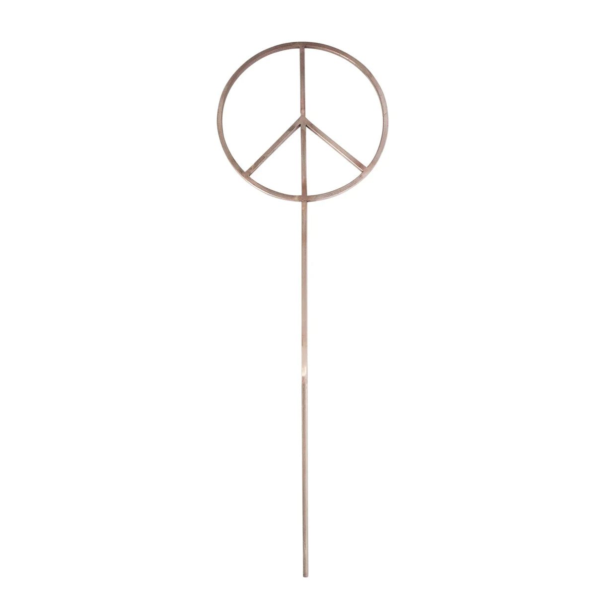 Metal Peace Sign Garden Stake