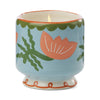A Dopo Handpainted "Flower" Ceramic Candle - Cactus Flower