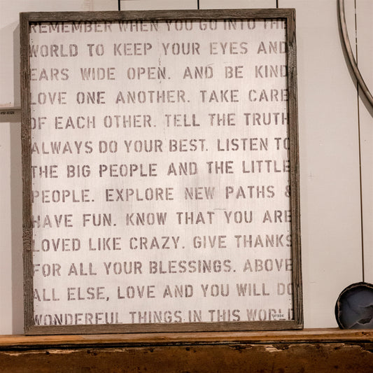 Remember When You Go Art