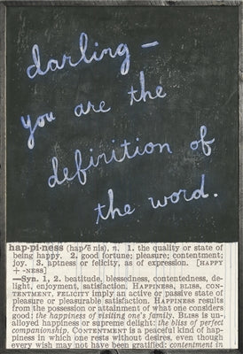 Happiness (definition) Wall Art