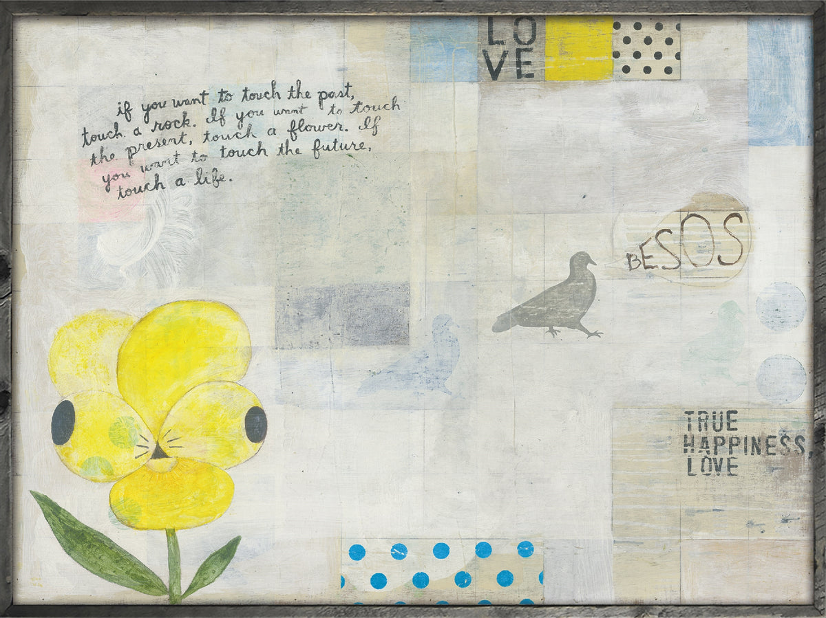 Yellow Pansy Art