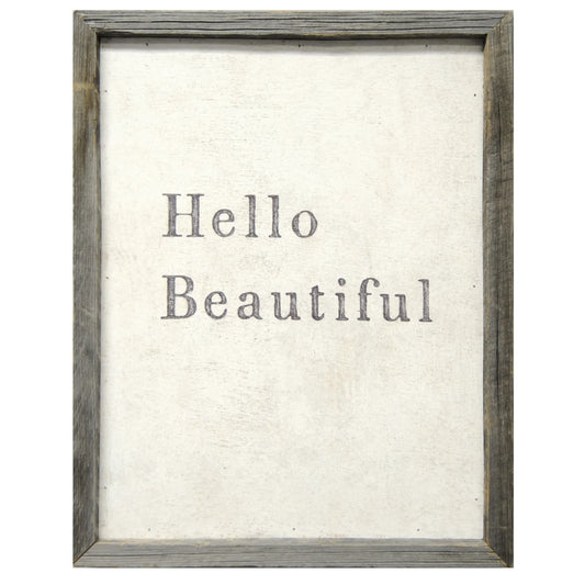 Hello Beautiful Art Print
