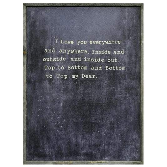 I Love You Everywhere Art Print
