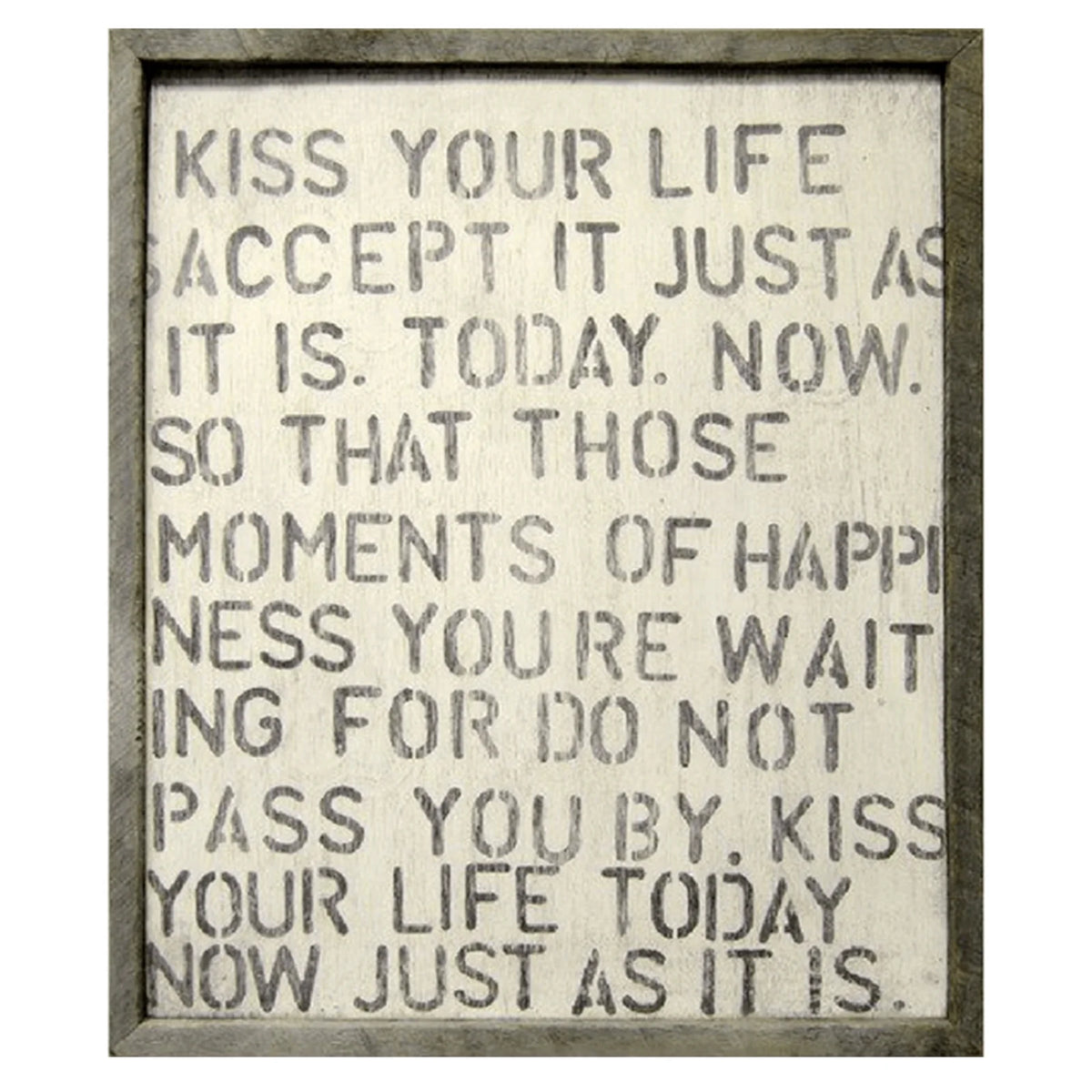 Kiss Your Life Art Print
