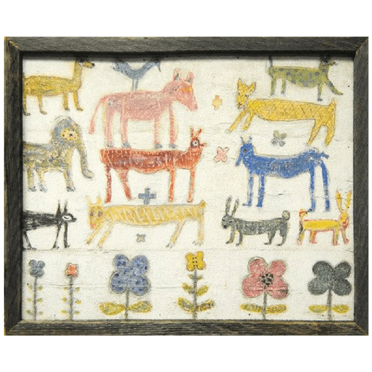 Stacked Animals Art Print