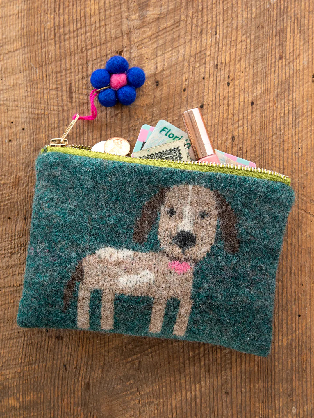 Intarsia Sweater Pouch