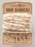Full Boho Bandeau Headband-Pastel Floral