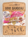 Full Boho Bandeau® Headband - English Garden Cream