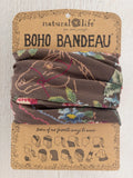Full Boho Bandeau® Headband - Crafted Bouquets Chocolate