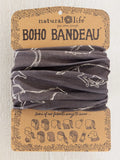 Full Boho Bandeau® Headband - Western Wild Chocolate