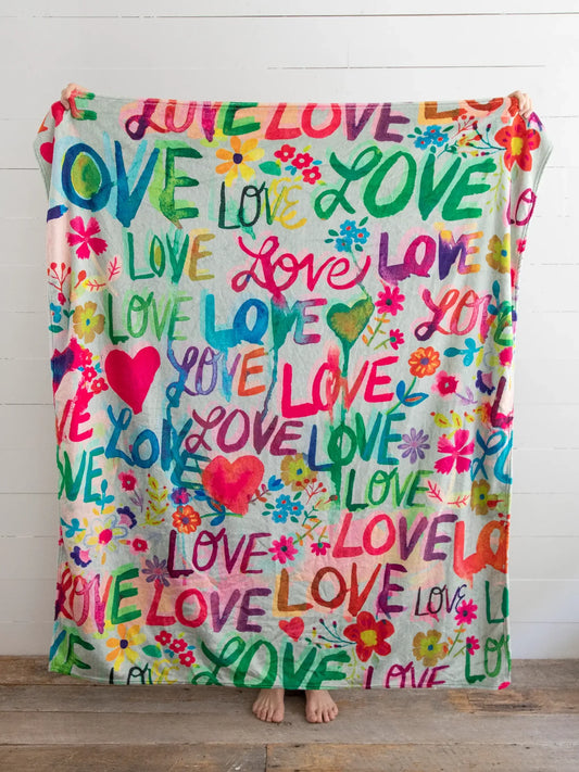 Cozy Throw Blanket - Love