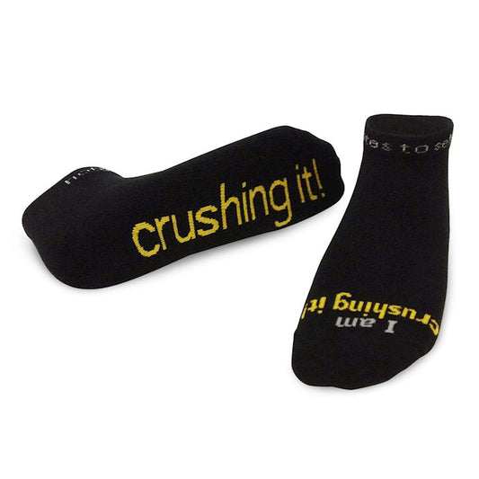 I Am Crushing It Socks
