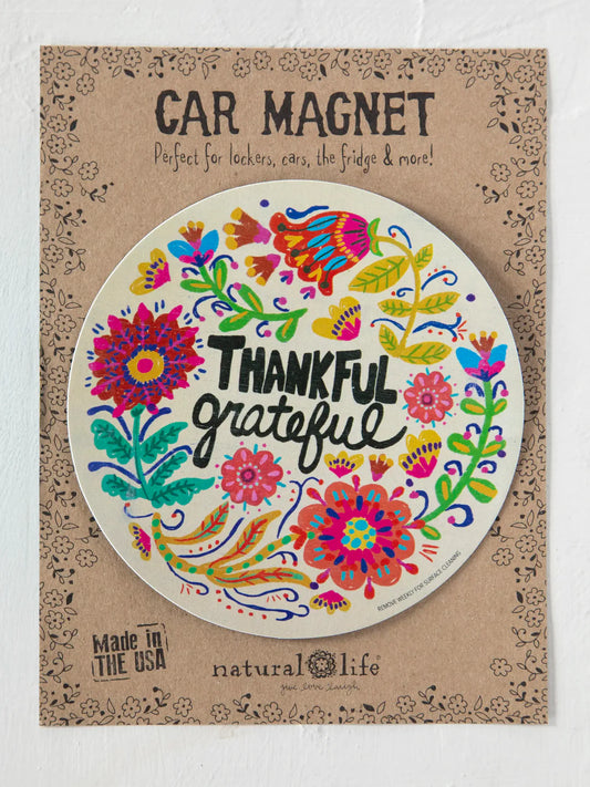Car Magnet - Thankful Grateful