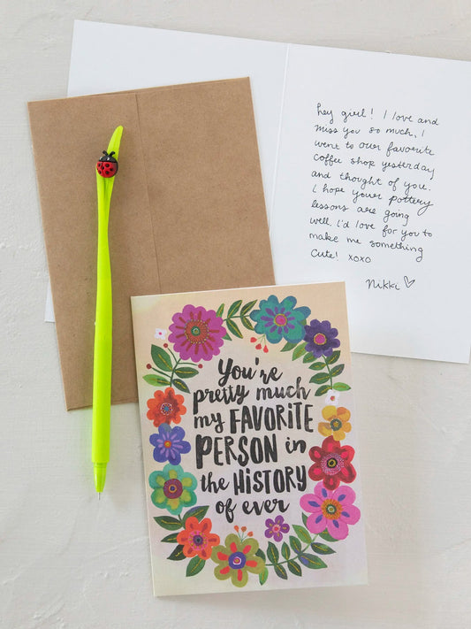 Greeting Card - Favorite Person