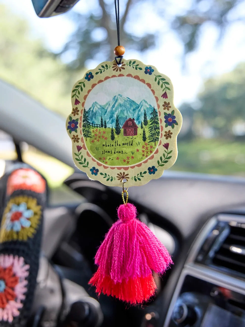 Car Air Freshener - Where The World Slows Down