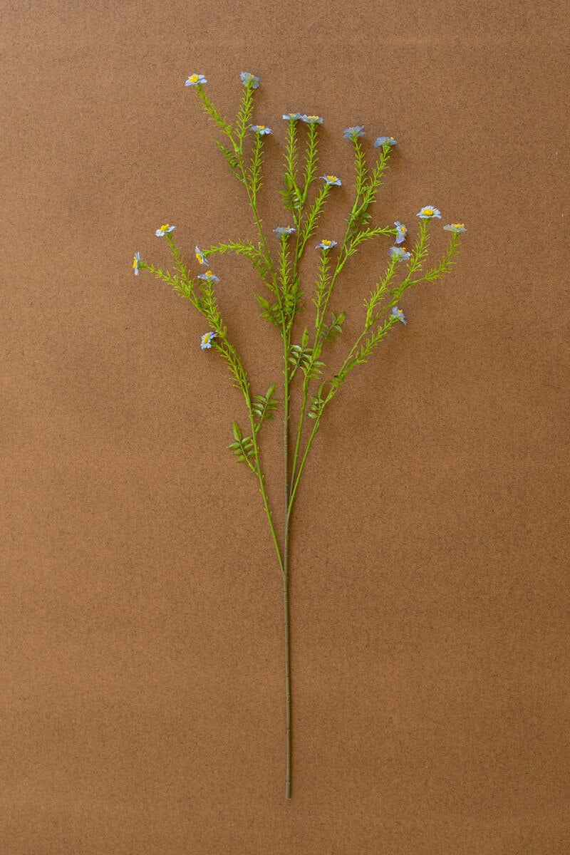 Artificial Blue Daisy Spray