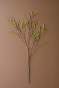 Artificial Green Willow Flowers Spray