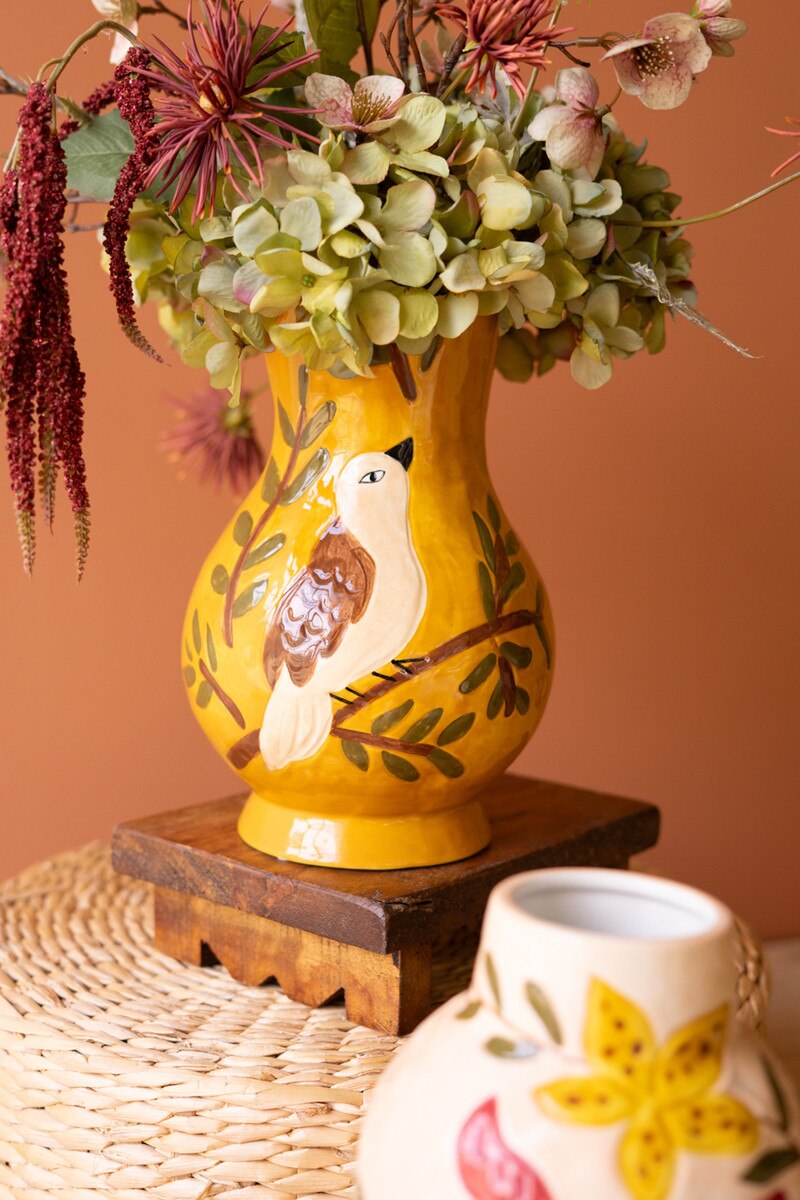 Ceramic Bird Vases