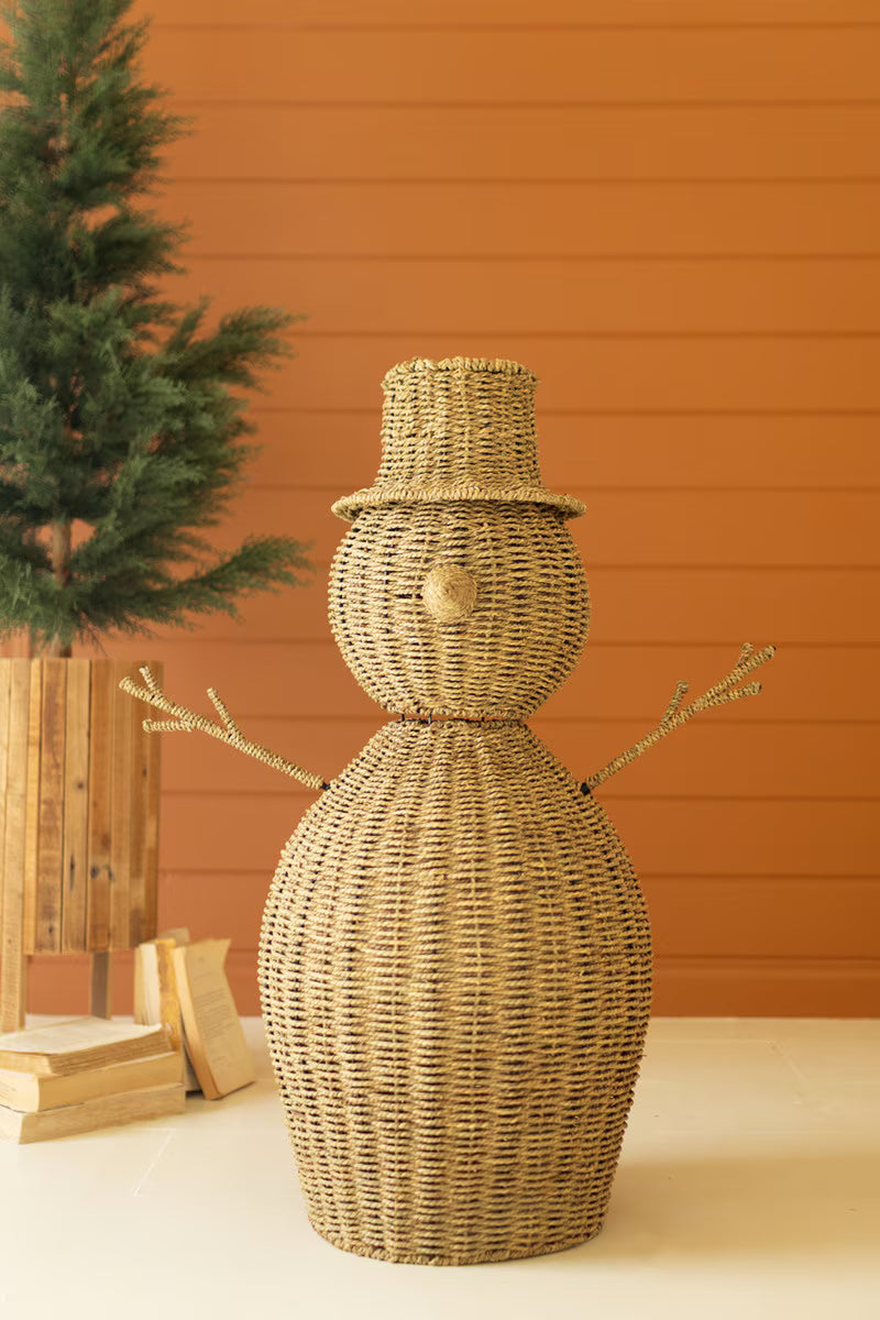 Woven Vine Snowman