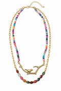 Bird On Branch Layered Necklace