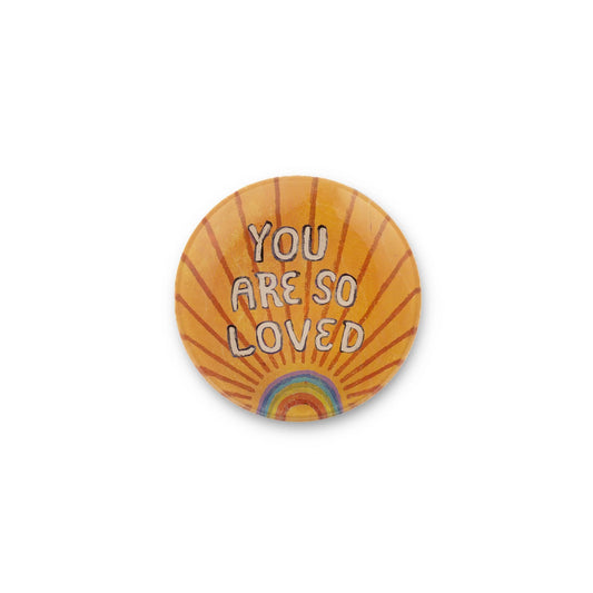You Are So Loved Mini Round Decoupage Plate