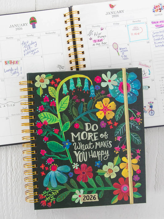 2025-26 17 Month Planner-Makes You Happy