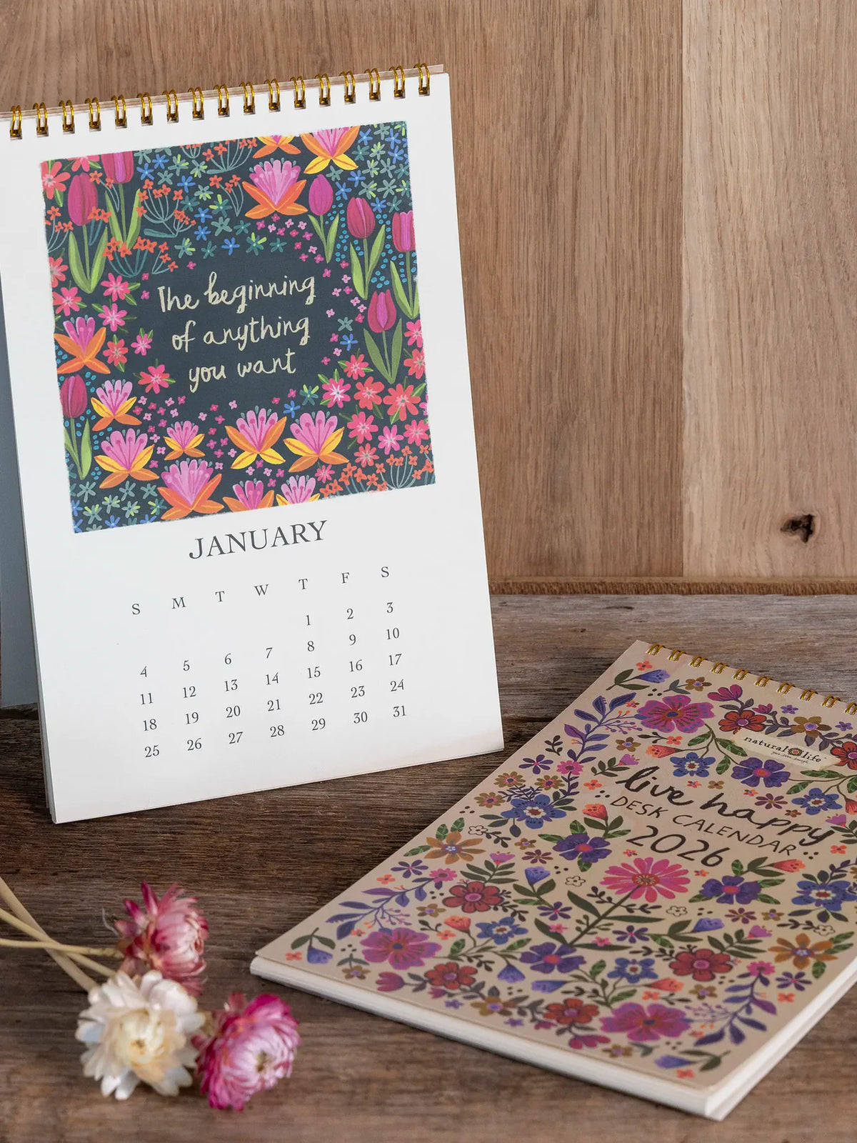 2026 Desk Calendar - Live Happy