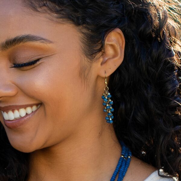 Sachi Chromatic Dangle Earrings, Multiple Colors