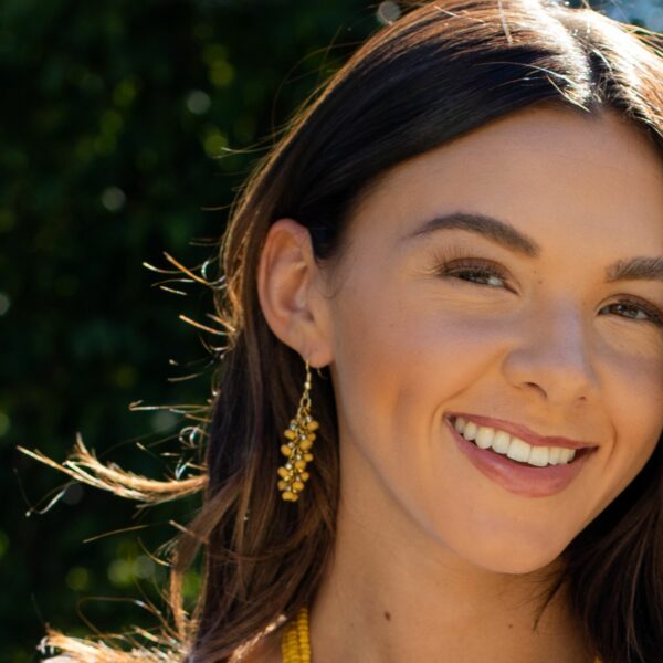 Sachi Chromatic Dangle Earrings, Multiple Colors