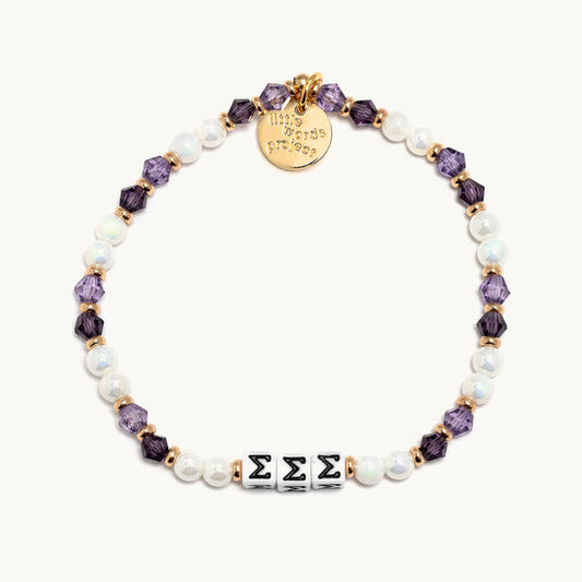 Little Words Project Bracelet- "Sigma-Sigma-Sigma"